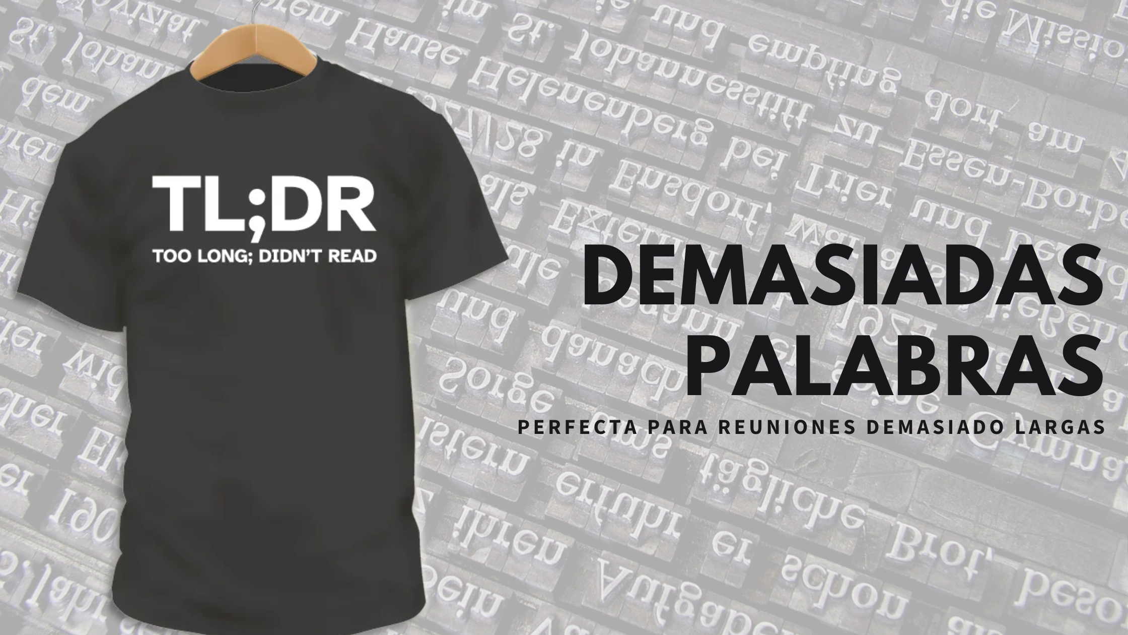 Demasiadas palabras, poca paciencia visual